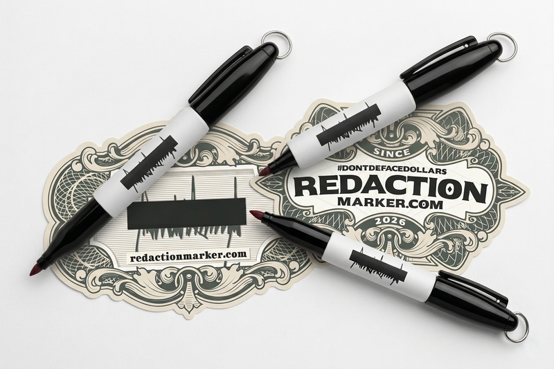 Redaction Marker — included in shipment